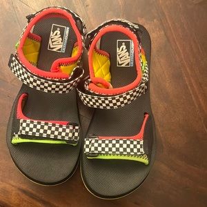 Vans checkered sandals